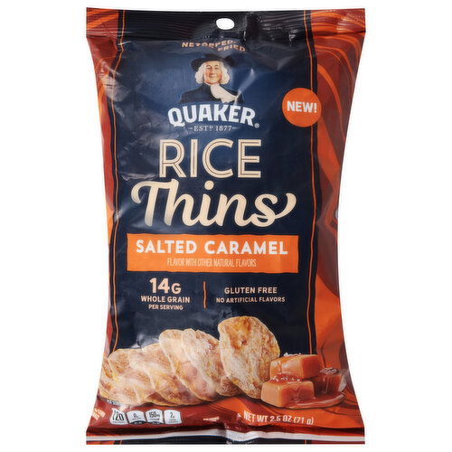 Quaker Rice Thins, Salted Caramel