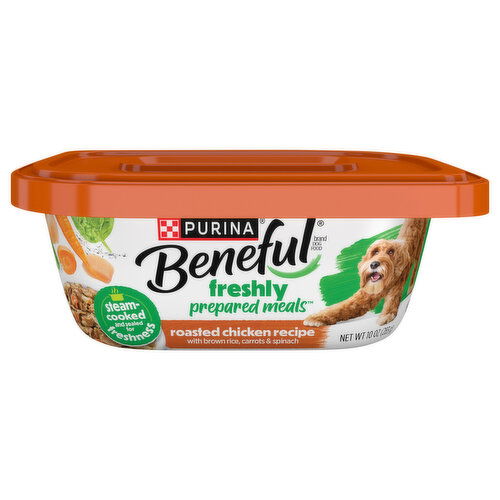Beneful Beneful Freshly Prepared Meals Roasted Chicken Recipe with Brown Rice Carrots & Spinach Dog Food