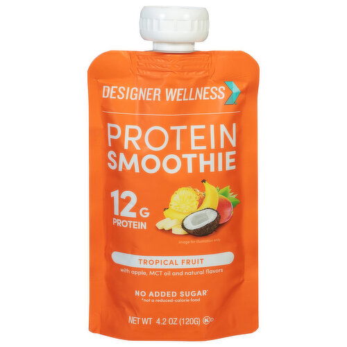 Designer Wellness Protein Smoothie, Tropical Fruit