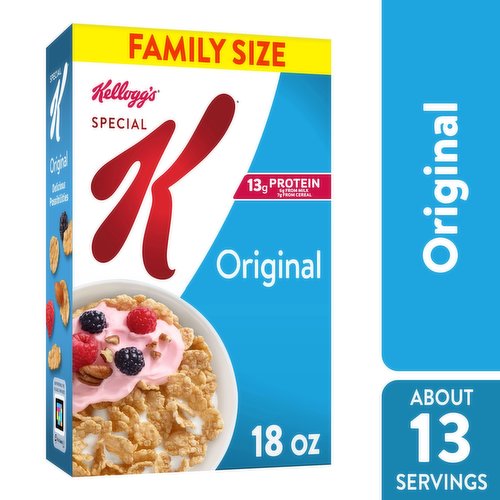 Special K Cold Breakfast Cereal, Original, Family Size