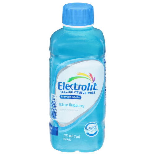 Electrolit Electrolyte Beverage, Blue Raspberry, Premium Hydration