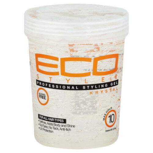 Eco Styler Styling Gel, Professional, Krystal, Max Hold 10