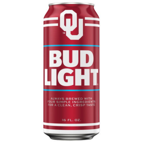 Bud Light OU Sooners Beer