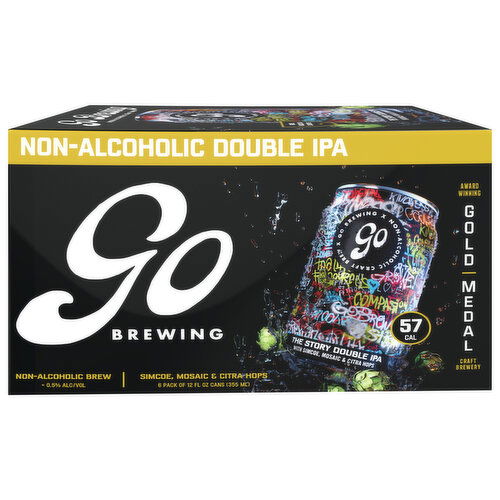 Go Brewing Non-Alcoholic Double IPA The Story Beer