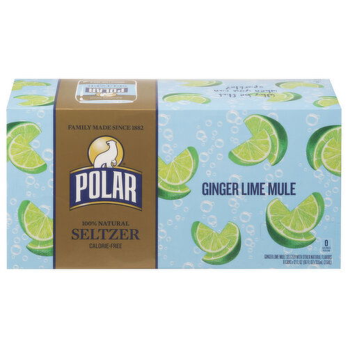 Polar Seltzer, Calorie-Free, Ginger Lime Mule