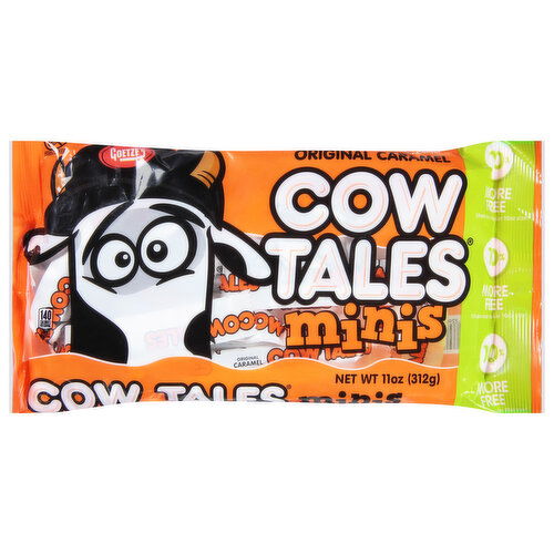 Goetze's Cow Tales Candy, Original Caramel, Minis