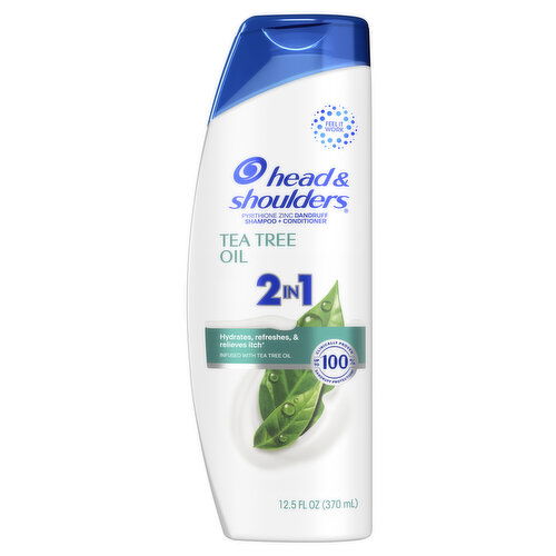 Head & Shoulders Head & Shoulders 2 in 1 Dandruff Shampoo and Conditioner, Tea Tree Oil, 12.5 oz