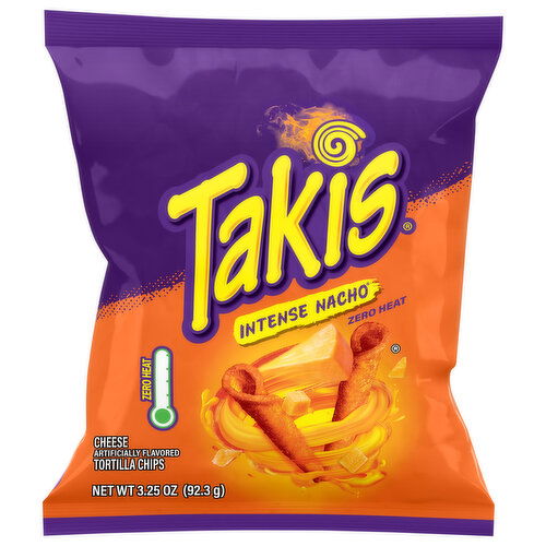 Takis Zero Heat Intense Nacho Tortilla Chips