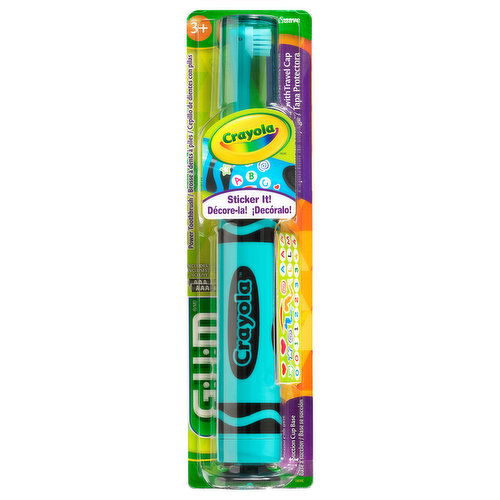 GUM Power Toothbrush, Crayola, Soft