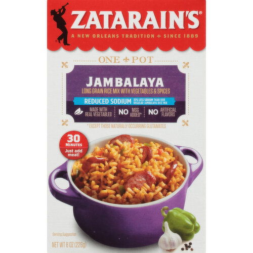 Zatarain's One Pot Reduced Sodium Jambalaya