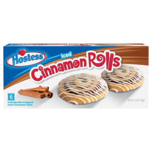 Hostess Cinnamon Rolls, Iced