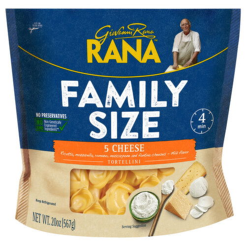 Rana 5 Cheese Tortellini Family Size Refrigerated Pasta