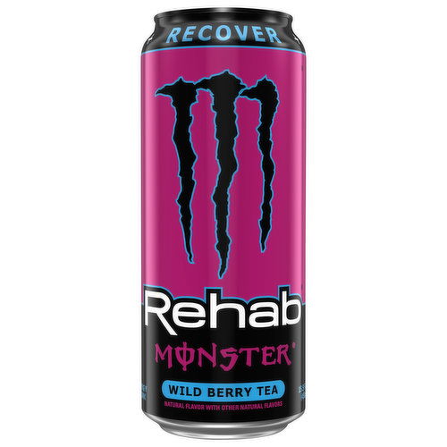 Rehab Monster Energy Drink, Wild Berry Tea