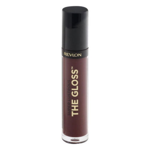 Revlon The Gloss Lip Gloss, Super Lustrous, Black Cherry 265