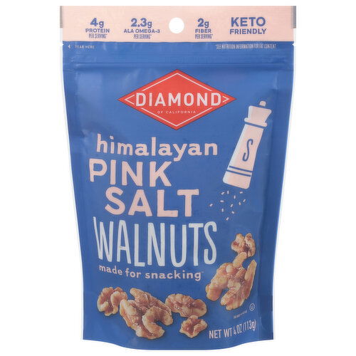 Diamond of California Walnuts, Himalayan Pink Salt