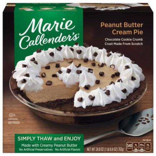 Marie Callender's Cream Pie, Peanut Butter