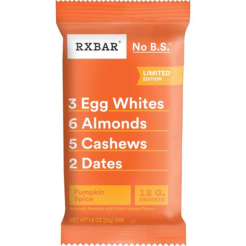 Rxbar Protein Bar, Pumpkin Spice