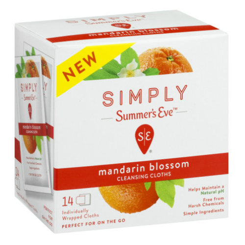 Summer's Eve Simply Mandarin Blossom Cleansing Cloths