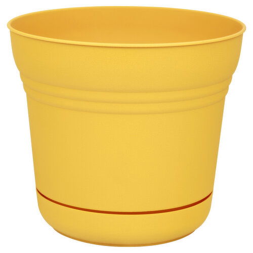 Bloem Planter, Saturn Earthy Yellow, 12 Inches