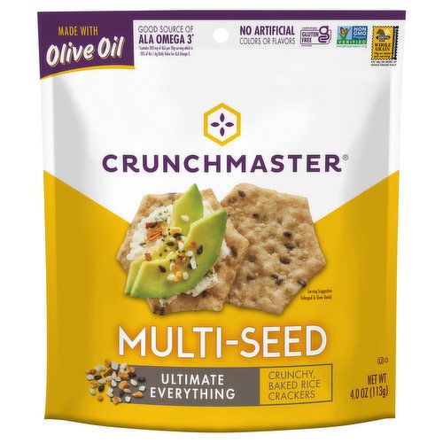 Crunchmaster Crackers,  Multi-Seed, Ultimate Everything