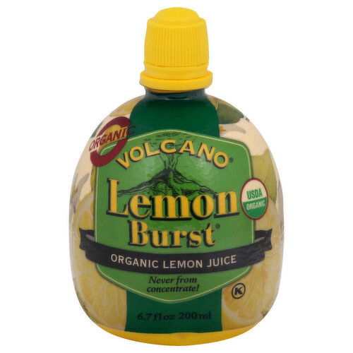 Volcano Juice, Organic, Lemon Burst