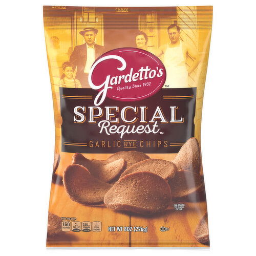 Gardetto's Special Request Chips, Garlic Rye