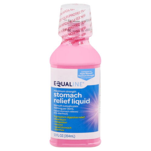 Equaline Stomach Relief Liquid, Maximum Strength