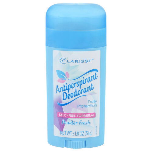 Clarisse Antiperspirant Deodorant, Powder Fresh