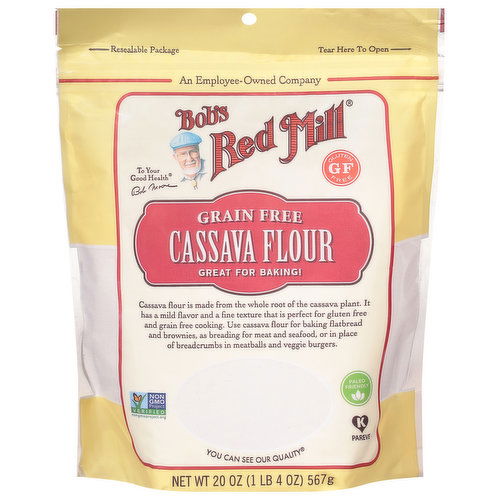 Bob's Red Mill Cassava Flour, Grain Free