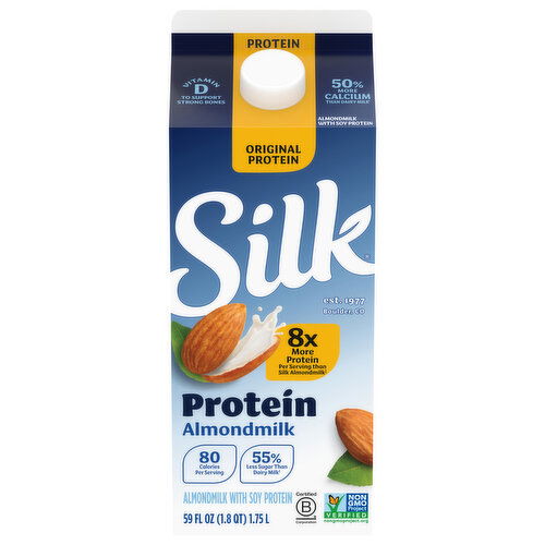 Silk Almondmilk, Protein