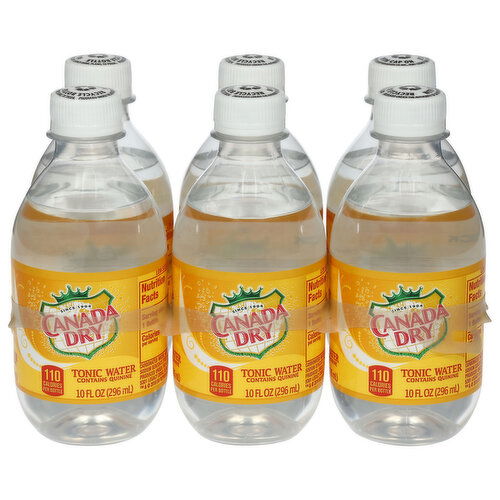 Canada Dry Tonic Water, 6-Pack