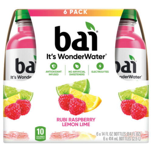 Bai Beverage, Raspberry Lemon Lime