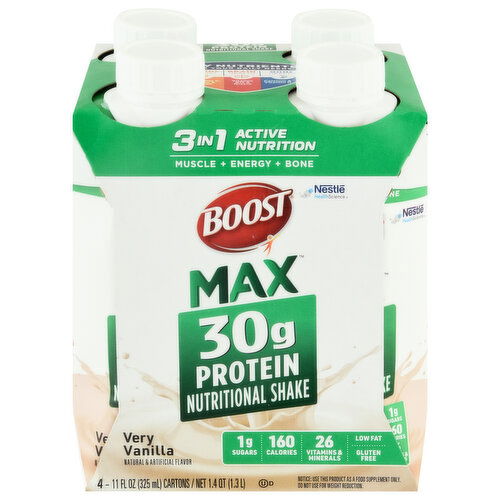Boost Max Very Vanilla Nutritional Shake