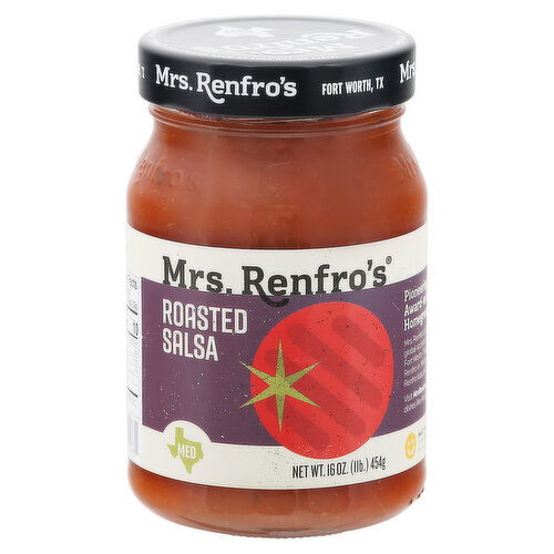 Mrs. Renfro's Salsa, Roasted, Medium