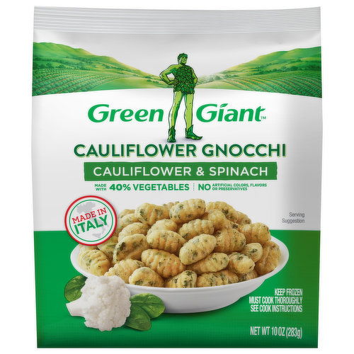 Green Giant Cauliflower Gnocchi, Cauliflower & Spinach