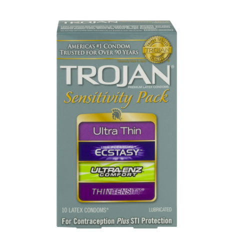 Trojan  Condoms Sensitivity Pack Latex