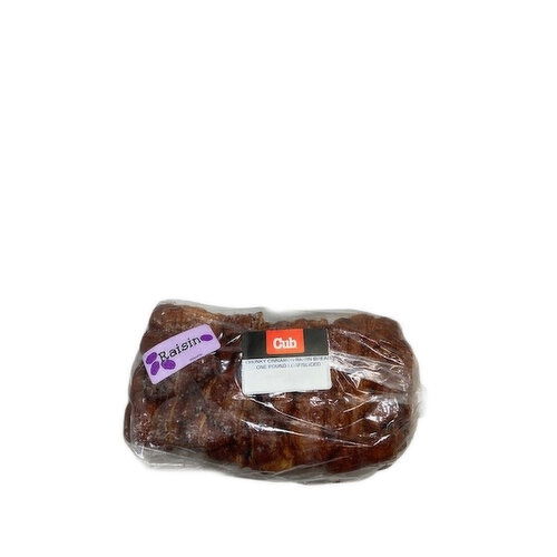 Cub Bakery Chunky Cinnamon Raisin Bread,
One Pound Loaf, Sliced