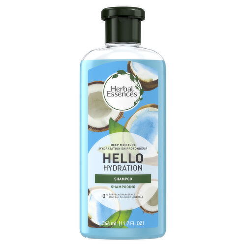 Herbal Essences Hello Hydration Shampoo and Body Wash Deep Moisture for Hair, 11.7 fl oz/346mL