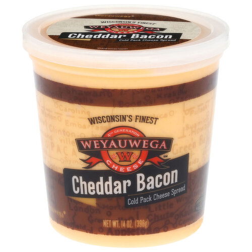 Weyauwega Cold Pack Cheddar Bacon Cheese Spread