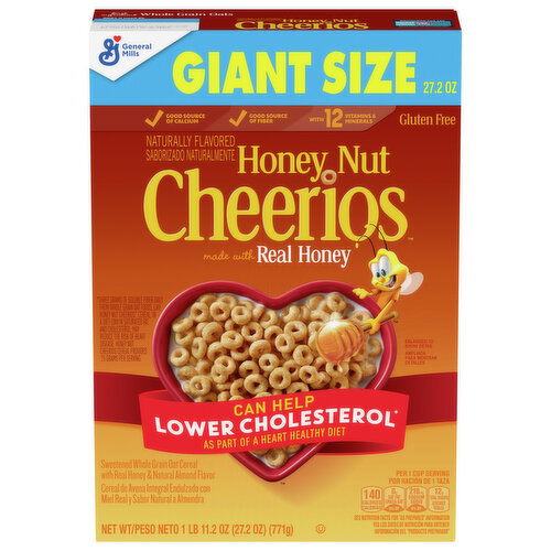 Cheerios Cereal, Honey Nut, Giant Size