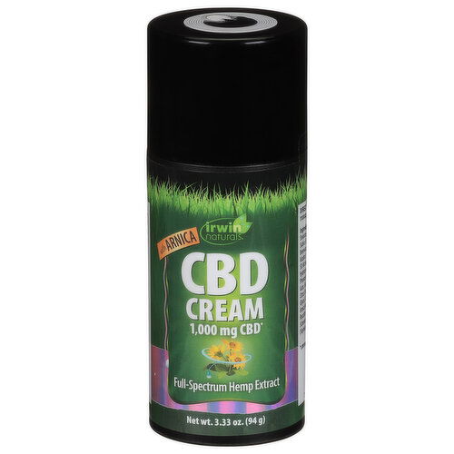 Irwin Naturals CBD Cream, with Arnica, 1000 mg