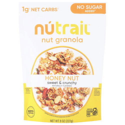 NuTrail No Sugar Added Honey Nut Nut Granola