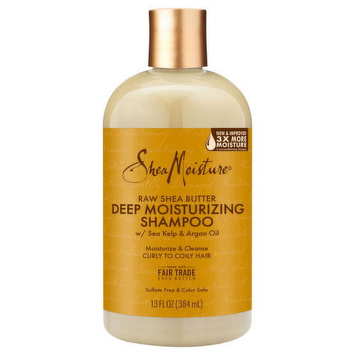 Shea Moisture Shampoo, Raw Shea Butter, Deep Moisturizing