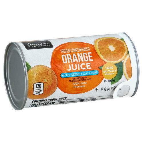 Essential Everyday Orange Juice, with Added Calcium, Frozen Concentrated