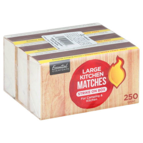 Essential Everyday Kitchen Matches 3 Pack