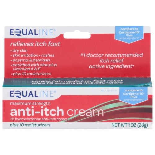 Equaline Anti-Itch Cream, Maximum Strength