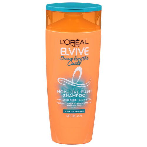 L'Oreal Elvive Shampoo, Moisture Push, Dream Lengths Curls