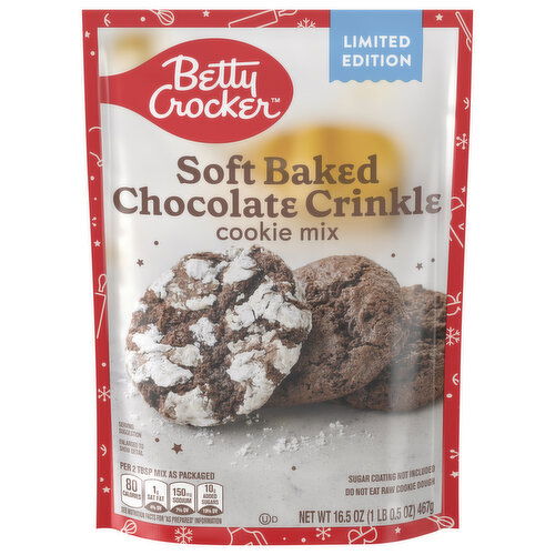 Betty Crocker Soft Baked Chocolate Crinkle Cookie Mix