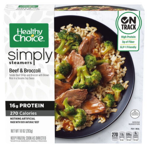 Healthy Choice Simply Steamers Beef & Broccoli