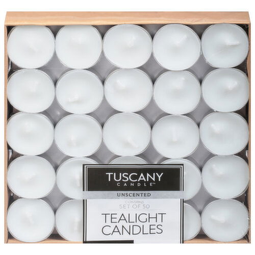 Tuscany Candle Candle, Tealight, Unscented